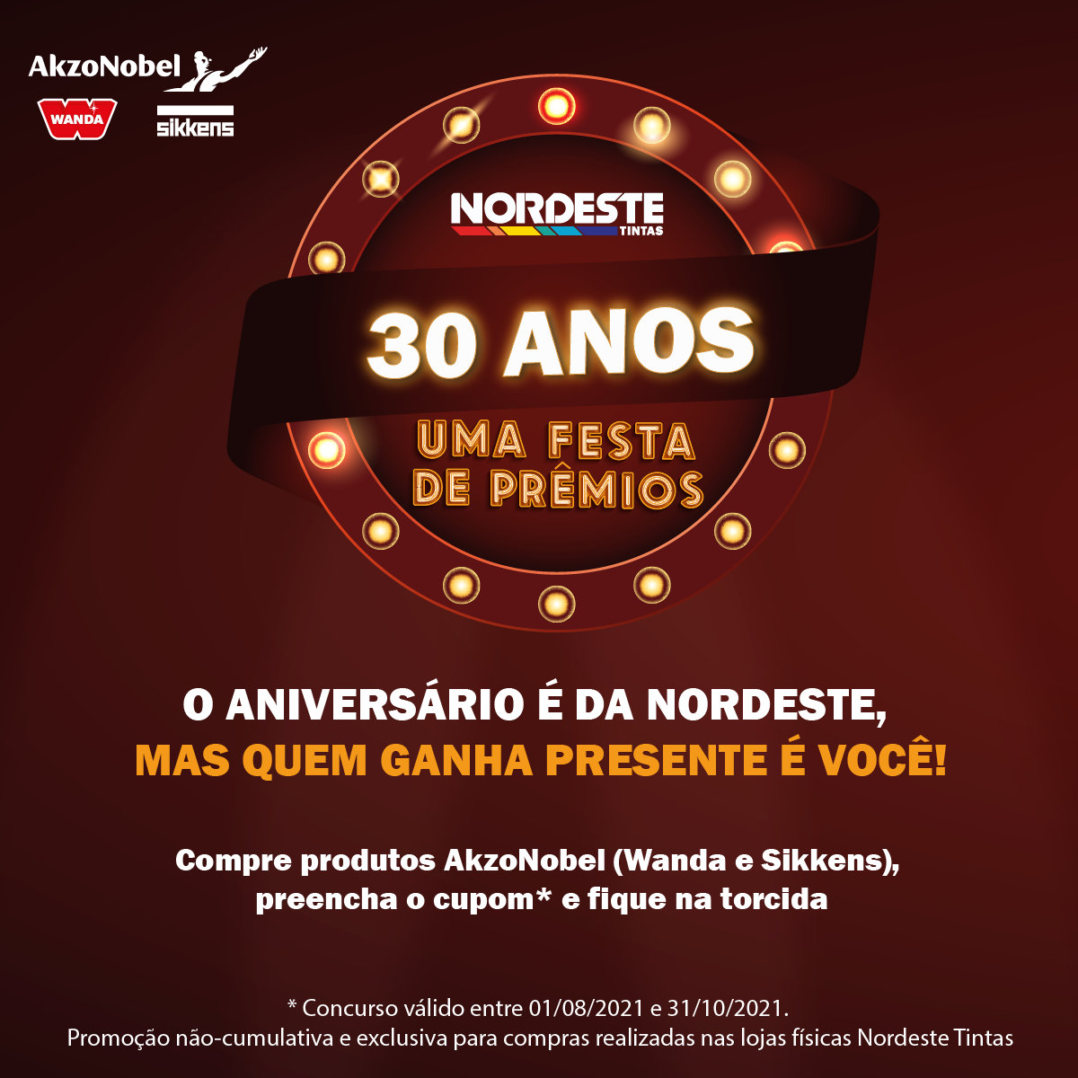 Nordeste 30 Anos e Festa de Prêmios AkzoNobel